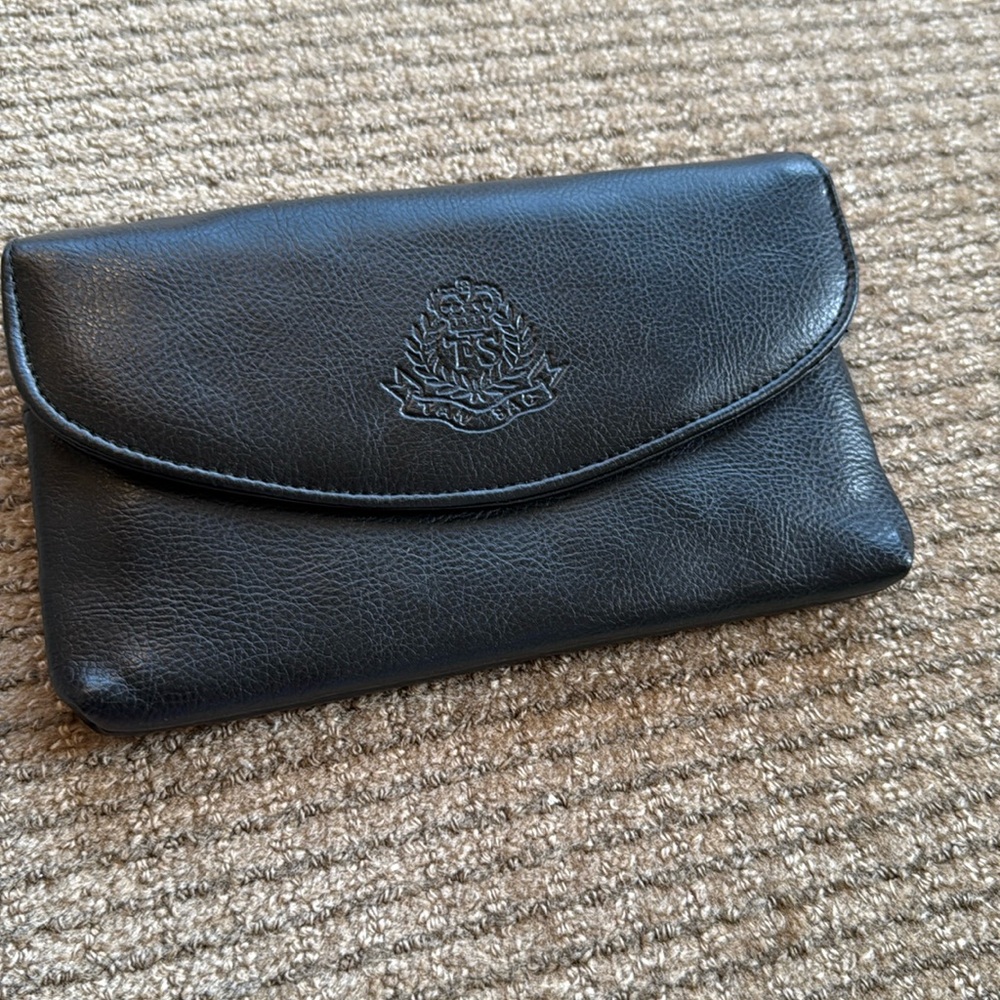 TAN SAC  Black Clutch Wallet, Faux Leather, Wallet for Women